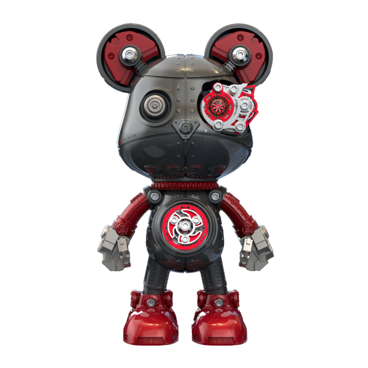 cyborg violence bear 3d metal puzzle model building kit high end desktop toy