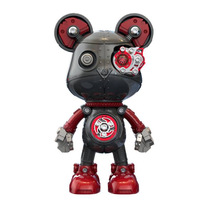 cyborg violence bear 3d metal puzzle model building kit high end desktop toy