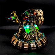 3D Metal DIY Mechanical Cobra Snake Model Realistic Mechanical Kit Creative Gift 1000PCS+ - EngineDIY