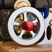 ENJOMOR Rhombic Hot Air Stirling Engine Model Toy Gift for Science and Education Machinery Enthusiasts - EngineDIY