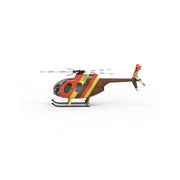 yu xiang f118s mh-6 1/16 scale 250-class little bird fpv rc military helicopter with 5-blade flybarless 6g/3d rtf