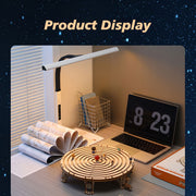 3d wooden mechanical orrery solar system model kit, diy stem educational desktop display (413pcs)