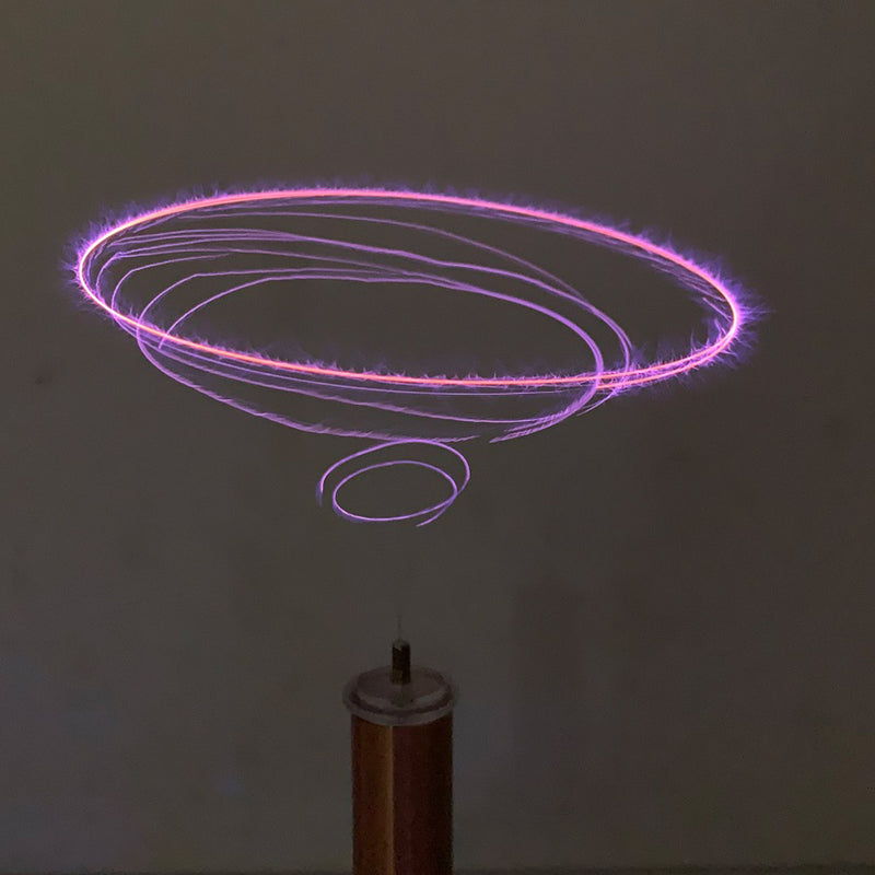 Singing Tesla Coil Music Kit Plasma Loudspeaker Wireless Transmission Experiment Desktop Toy Model - US Plug - EngineDIY