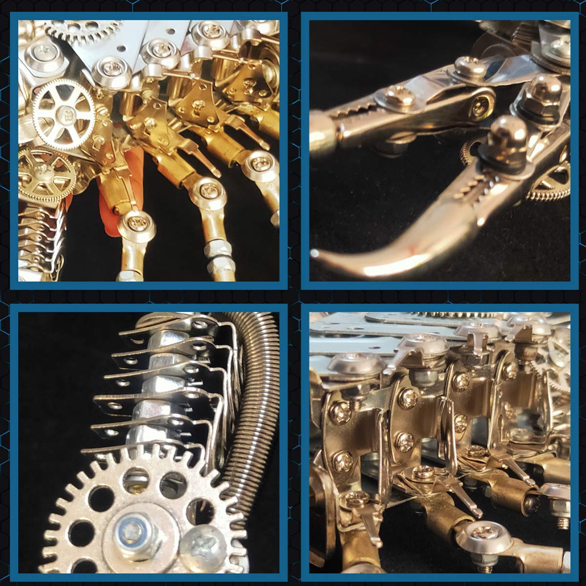 needle nose plier 3d metal mechanical lobster model kit