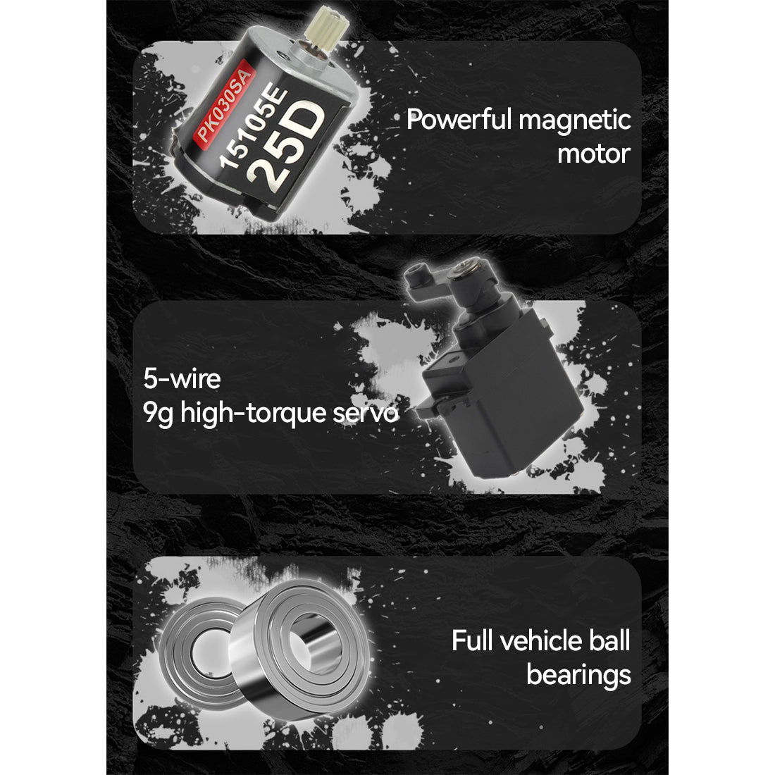 1/24 scale 2.4g full-time 4wd full-proportional rc off-road car rtr version miniature model gifts