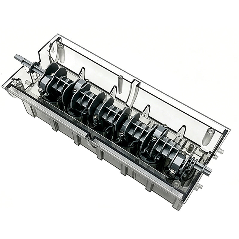 inline 6-cylinder engine model kit that works - build your own engine - transparent internal combustion engine diy assembly kit with motor drive, moving pistons and led effect