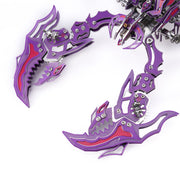 3d metal mechanical scorpion model kit with led & interchangeable claws