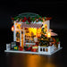 wood handcrafted miniature christmas candy house model kit