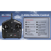 wl k270 uh-60l 2.4g 4ch 170-class 4-rotor flybarless realistic helicopter model with barometric altitude & left/right hand throttle adjustment (optical flow rtf version)