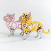 3D Metal Mechanical Cat Assembly Model Kit