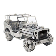 3d steampunk mechanical metal assembly car model kit