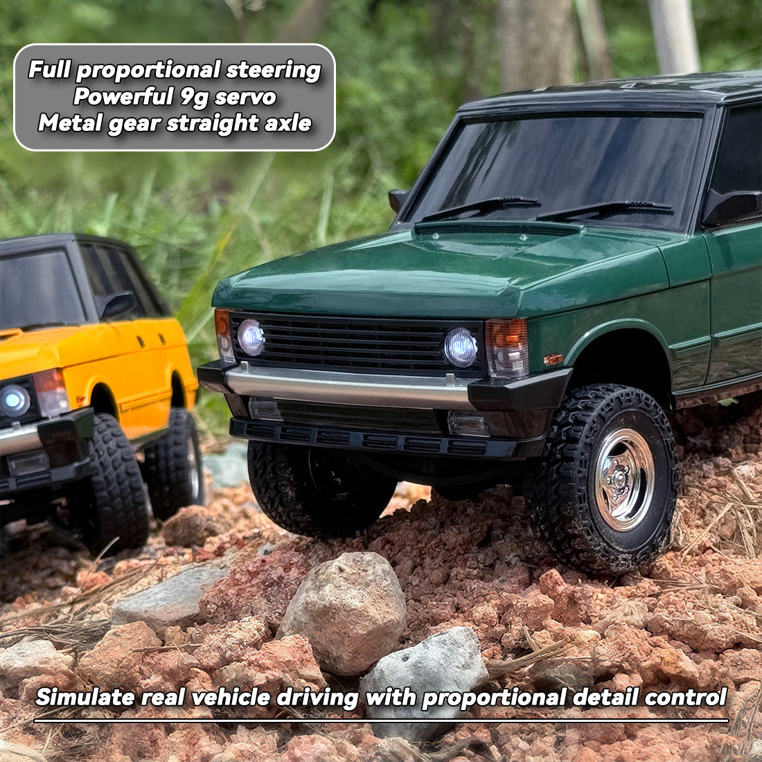 1/18 scale 2.4g 3ch 4wd off-road rc car model with flip-up headlights