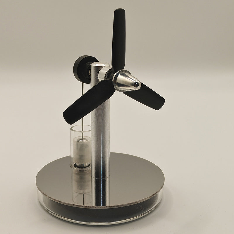Two-blade Propeller Swashplate Low-Temperature Stirling Engine Model - EngineDIY
