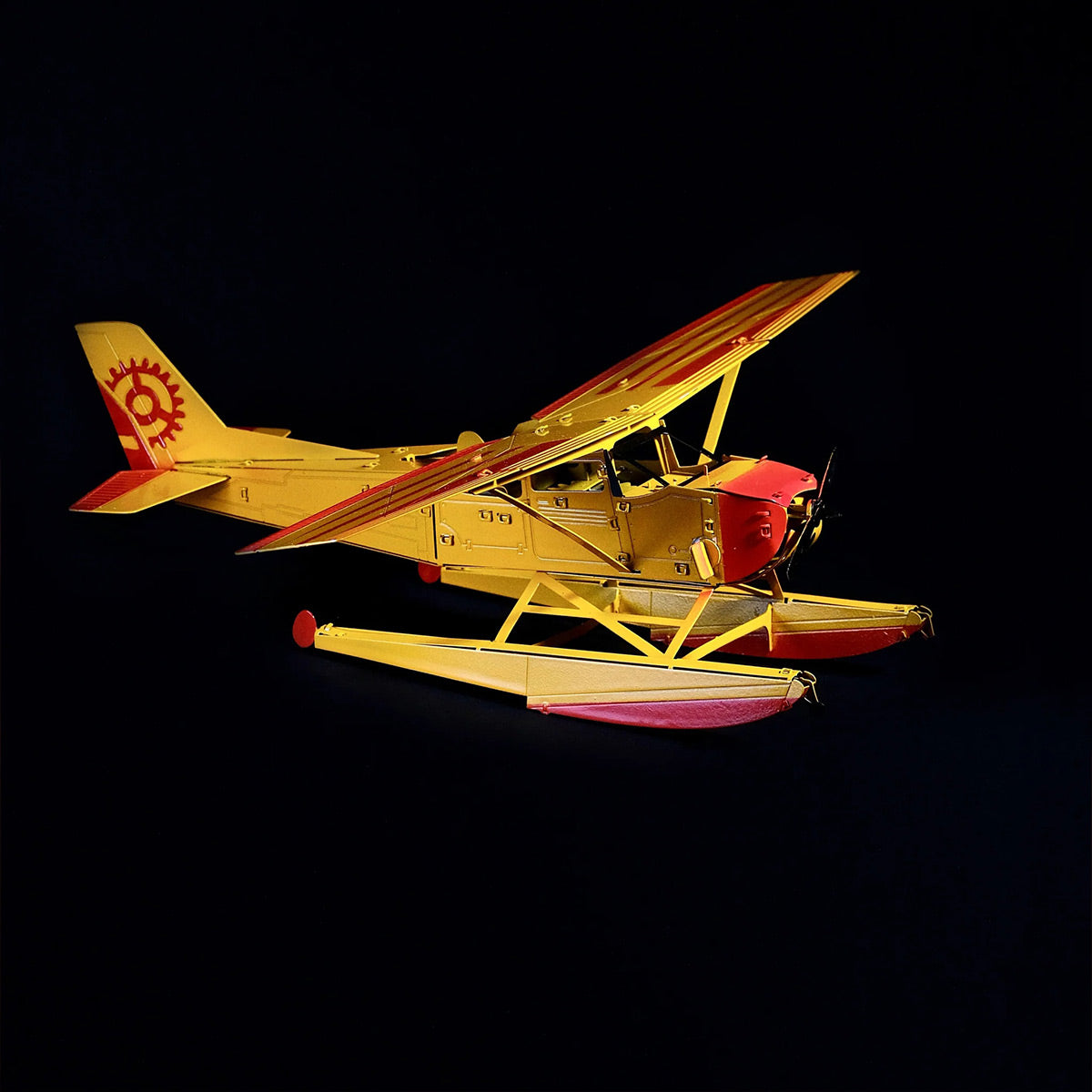 3d metal aircraft model kit, collectible desktop display for aviation lovers-81pcs