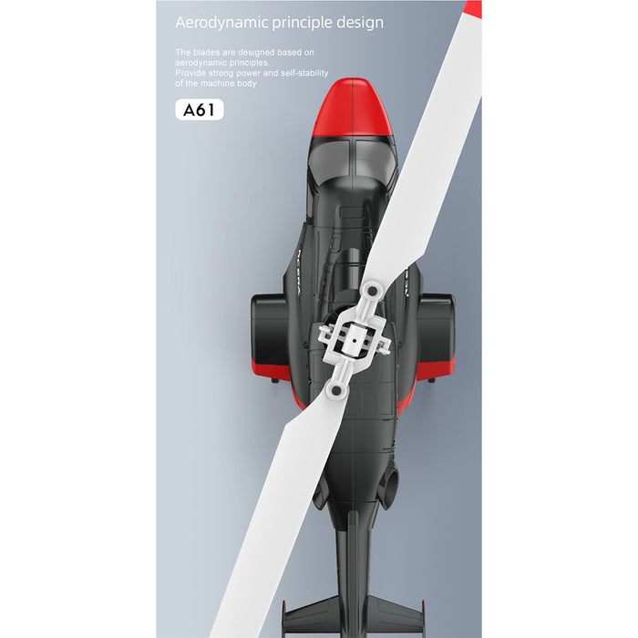 rc era a61 1/52 scale airwolf 2.4g 4ch single rotor flybarless mini rc helicopter model with optical flow altitude hold rtf