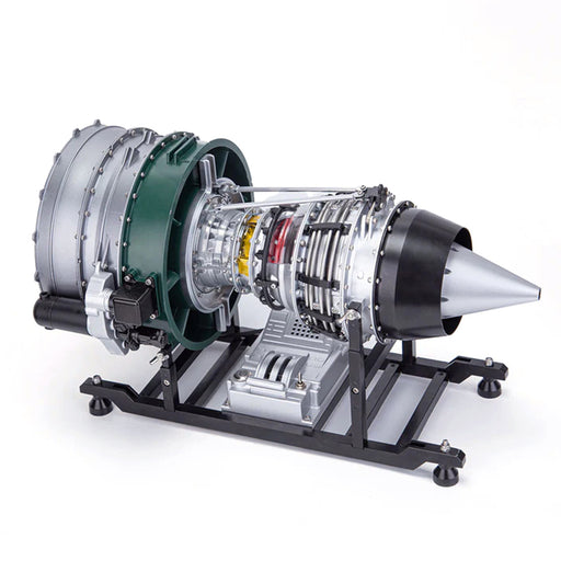 Turbofan Engine Model Kit that Works - Build Your Own Turbofan Engine - TECHING 1/10 Full Metal Dual-Spool Turbofan Engine Aircraft Jet Engine Model 1000+Pcs - EngineDIY