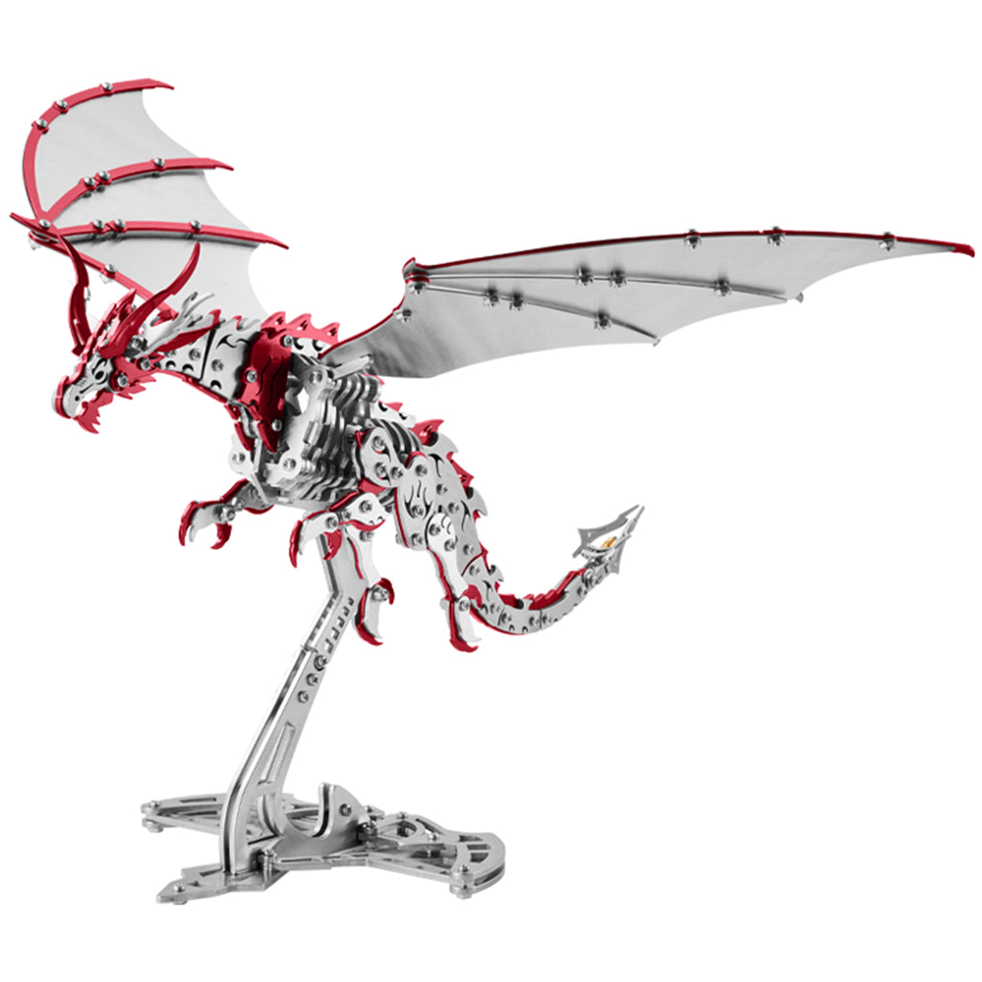 thunder pterosaur 3d metal mechanical bionic assembly model kit