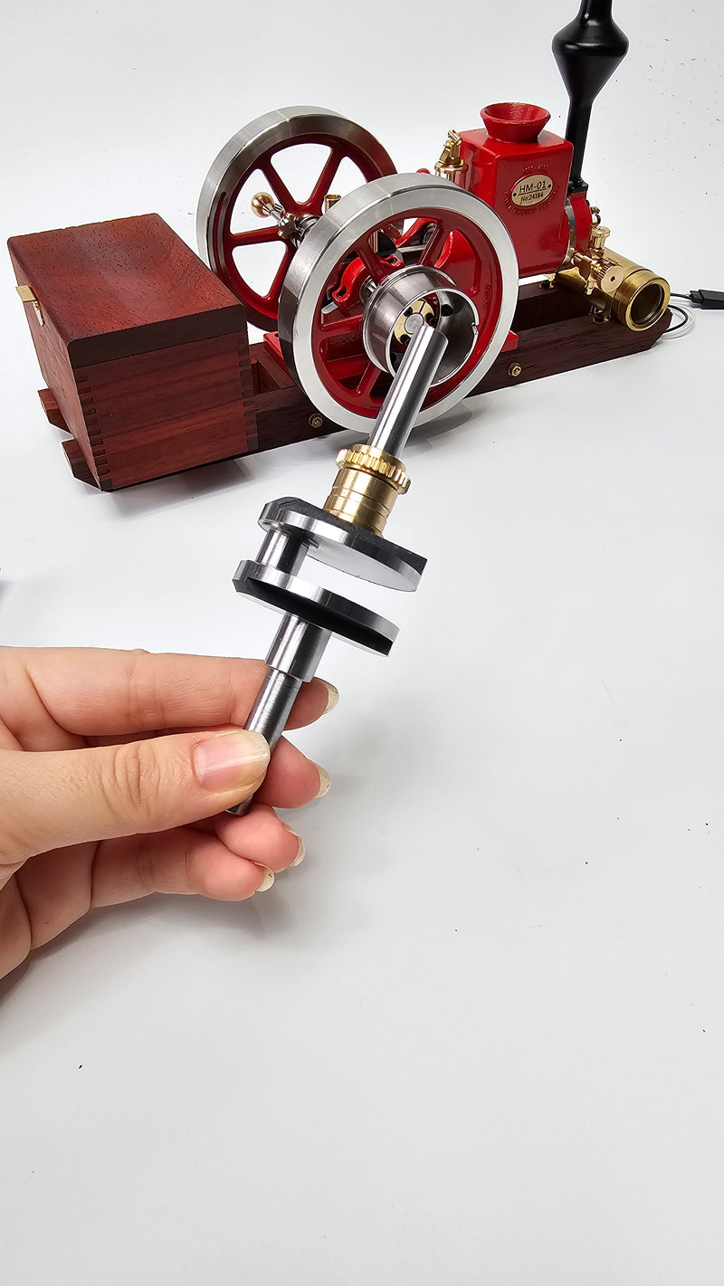 Crankshaft for RETROL HM-01 HIT AND MISS engine model - EngineDIY