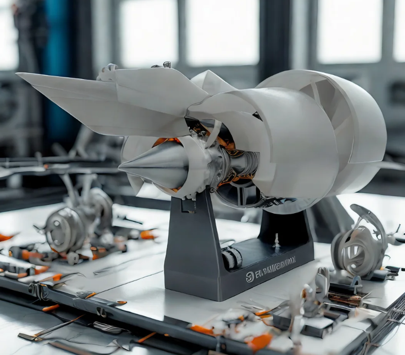 SKYMECHMAN 1/24 Scale A38X Turbofan Engine Model Kit - Build Your Own ...