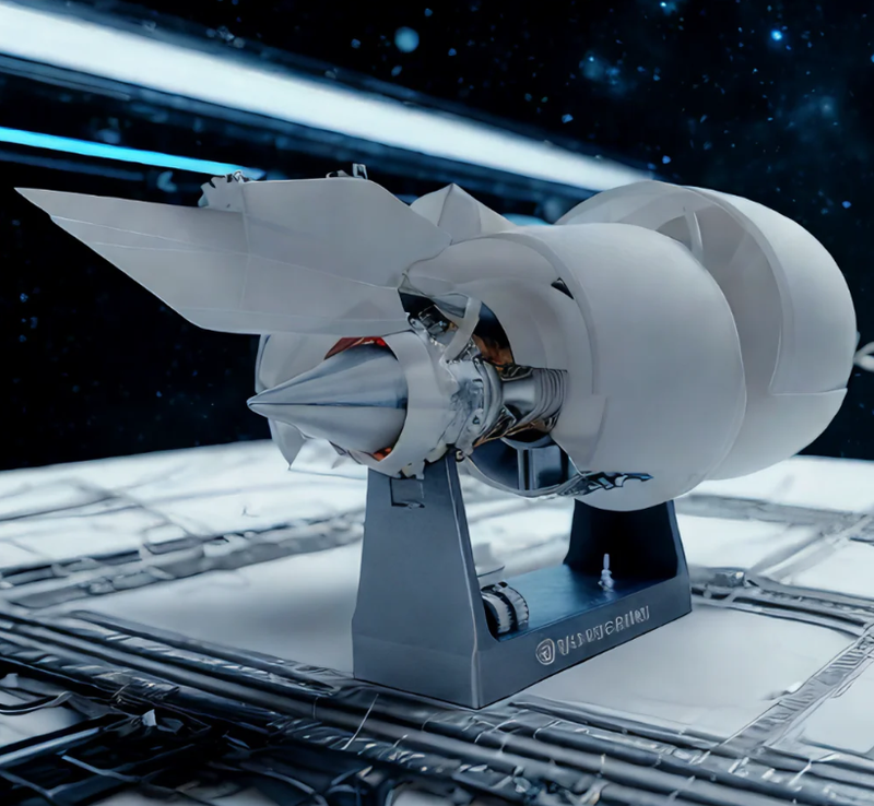 skymechman 1/24 scale aero engineering jet aircraft engines a38x turbofan engine model kit - 3d printed resin simulation engine with variable speed, diy assembly nacelle - desktop display for mechanical science