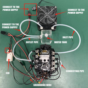 TOYAN V8 Engine FS-V800WGPC 28cc OHV Gasoline Engine - Build Your Own V8 Engine - V8 Engine Model Kit That Works - EngineDIY