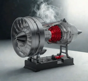 Turbofan Engine Model Kit that Works - Build Your Own Turbofan Engine - TECHING 1/12 Full Metal Dual-Spool Turbofan Engine Model Kit 300+PCS - EngineDIY