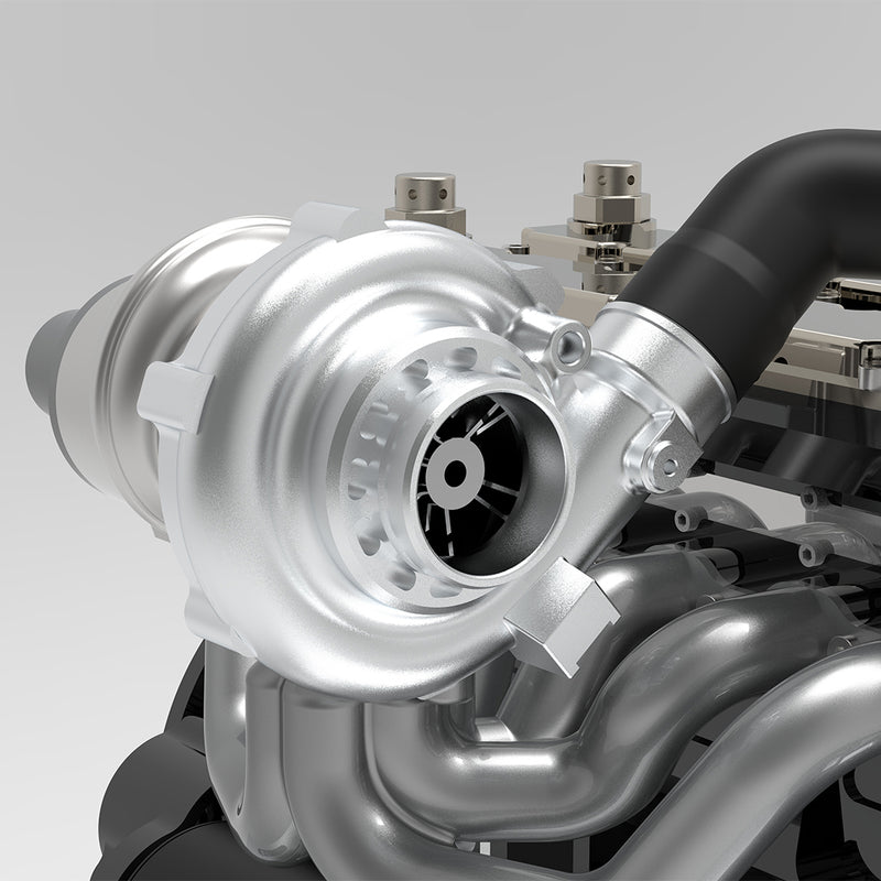 metal centrifugal turbocharger for enjomor gs-l6 model engine