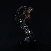 3d metal cobra snake puzzle kit with light