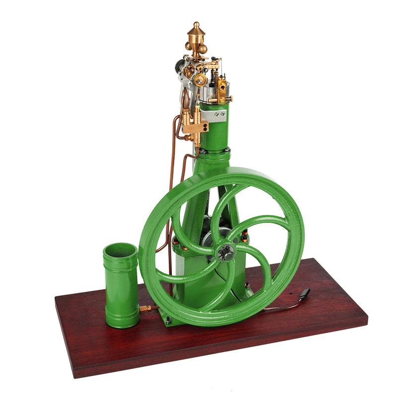 retrol antique a16 miniature gasoline engine with wooden base
