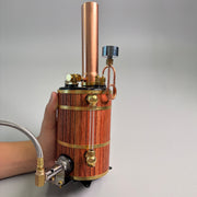 rw-b2 model steam boiler with pressure gauge for steam vessels