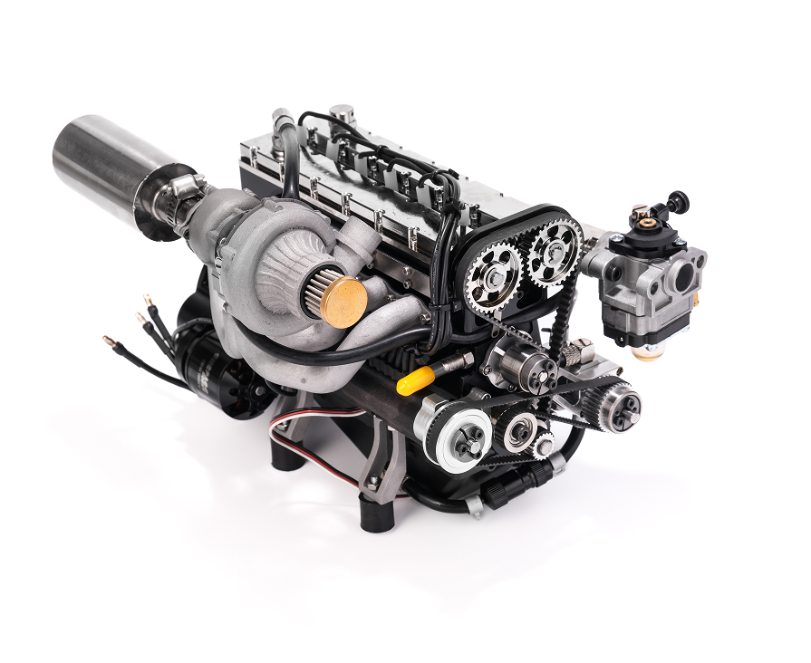 ENJOMOR L6 Engine GS-L6 28CC DOHC Water-Cooled Gasoline Engine Model - EngineDIY