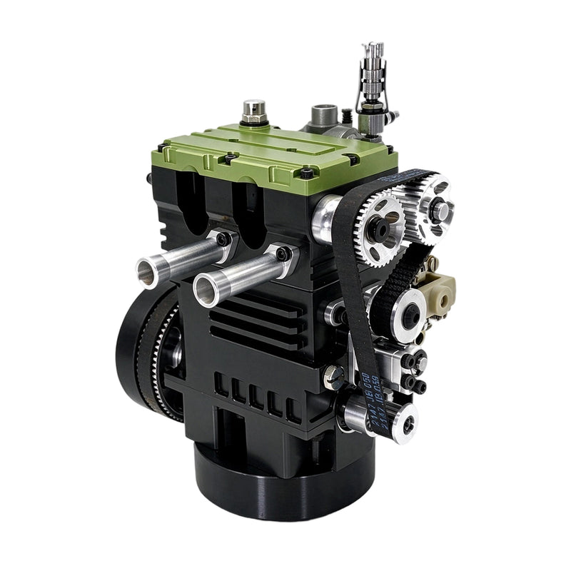 semto 8.6cc inline twin-cylinder internal combustion engine model kit