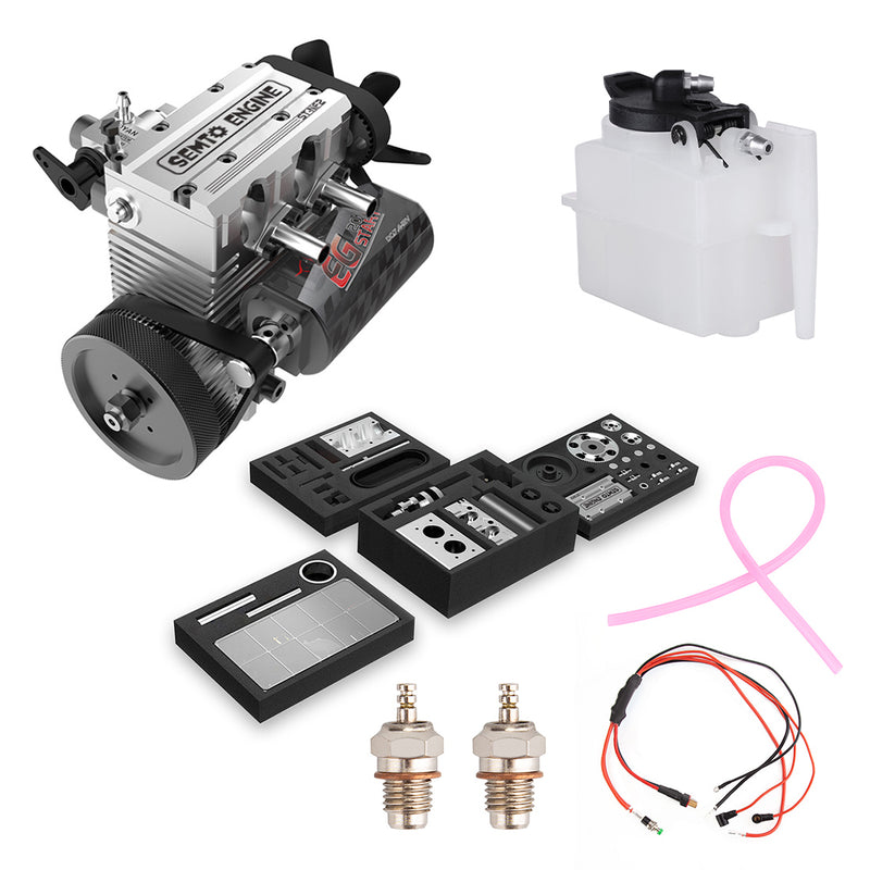 Semto SEMTO ENGINE ST-NF2 7.0cc Mini Inline Double-cylinder Four-stroke Air ...