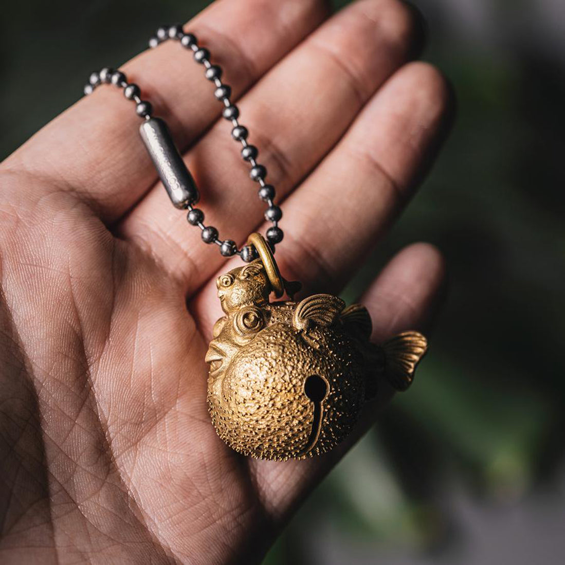Globefish Bell Puffer Fish Keychain Pendant EngineDIY