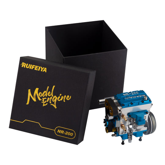 Moteur Nitro NR-200 8,6 cc, 2 cylindres en ligne, 4 temps, refroidi par eau, démarrage électrique, modèle pour voiture RC 1:8