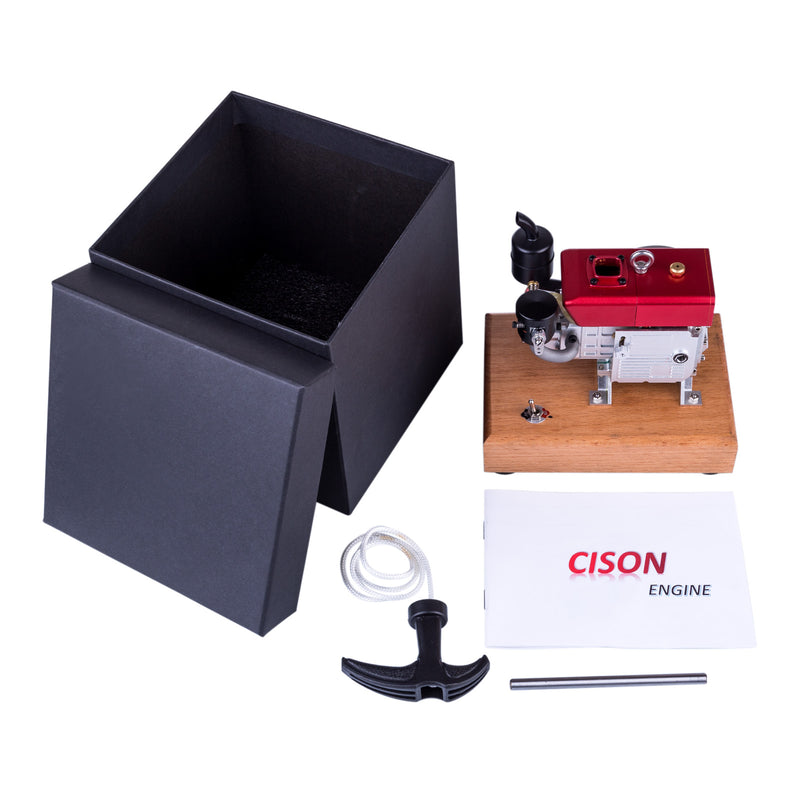 CISON L100 3.5cc Mini Evaporative Cooled Single-cylinder 4-stroke Gasoline Engine Internal Combustion Engine Model - Speed Up to 8000rpm - EngineDIY