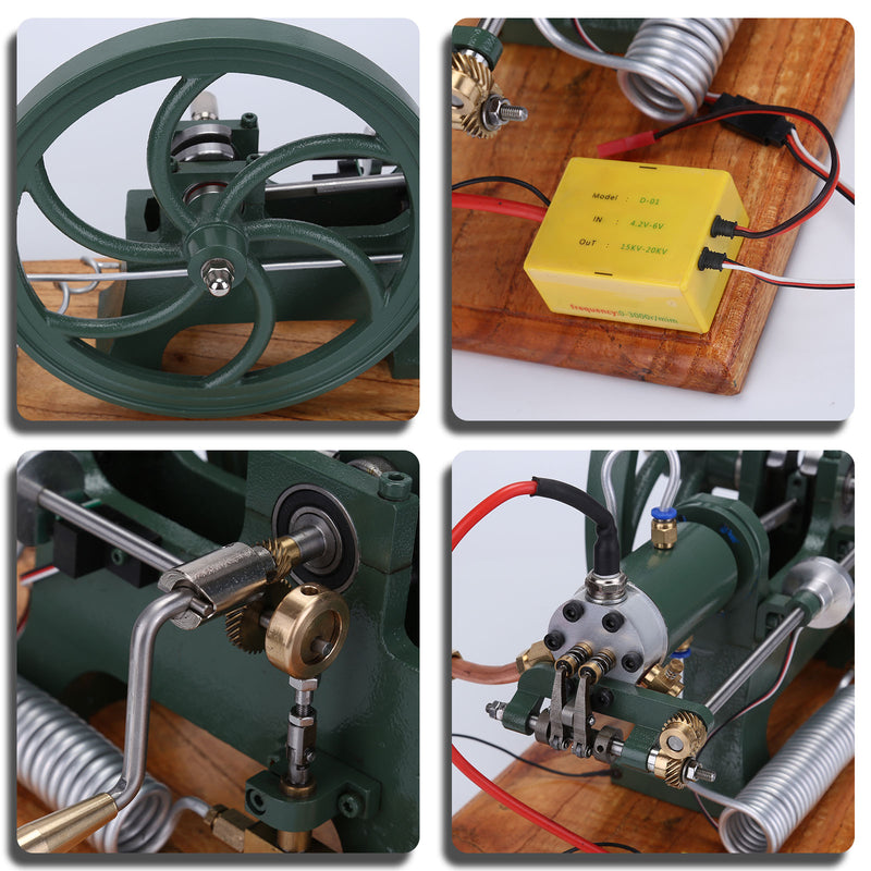 Miniature Mill Engine RETROL Horizontal Mill Engine Stationary Steam Engine Hot-bulb Engine ...