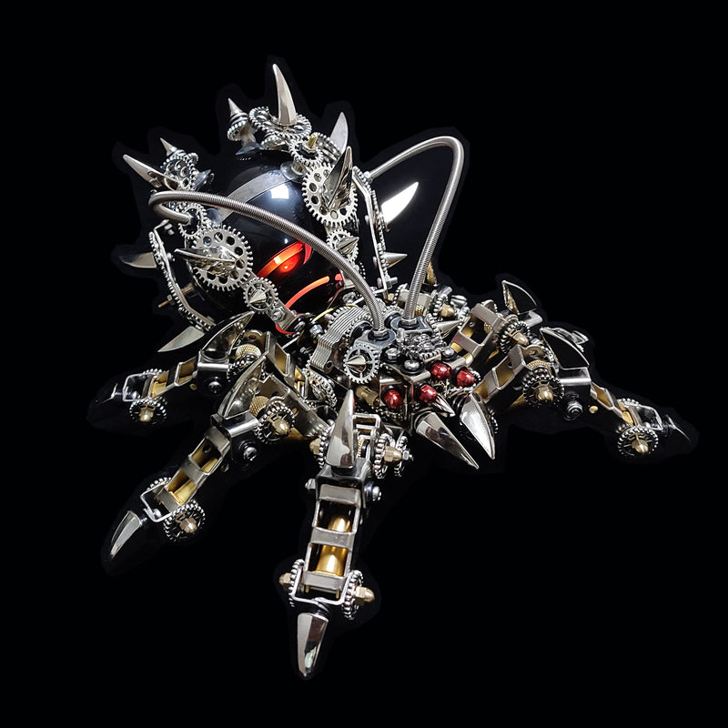3D Puzzle DIY Model Kit Spider with Bluetooth Speaker Metal Games Creative Gift - EngineDIY