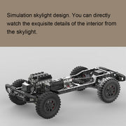 TWOLF TW-715 V8 Engine Powered 1:10 Scale RC Off-road 4WD 4-Door Pickup Truck Vehicle Crawler Kit with Electronic Equipment - EngineDIY