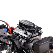 V8 Engine Fan Radiator Motor Hood Kit for 1/10 RC Car GRC 1976 F76 Motor - EngineDIY