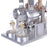 ENJOMOR Balance Type 2 Cylinder Hot Air Stirling Engine Generator Model with LED Bulb and Voltage Meter - STEM Toy
