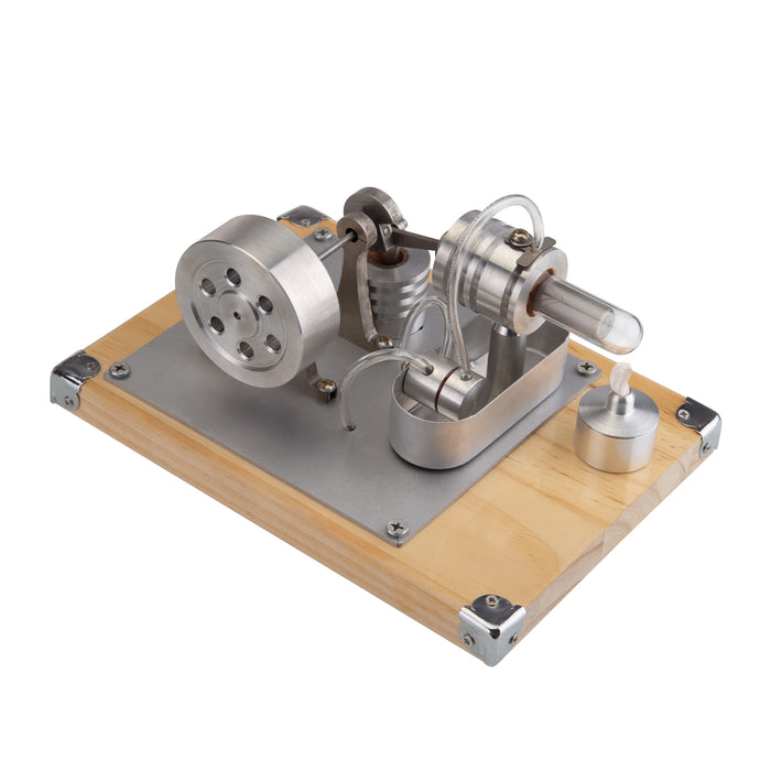 Stirling Engine Single-cylinder Split Right Angle Type Stirling Engine Model for Gift Collection