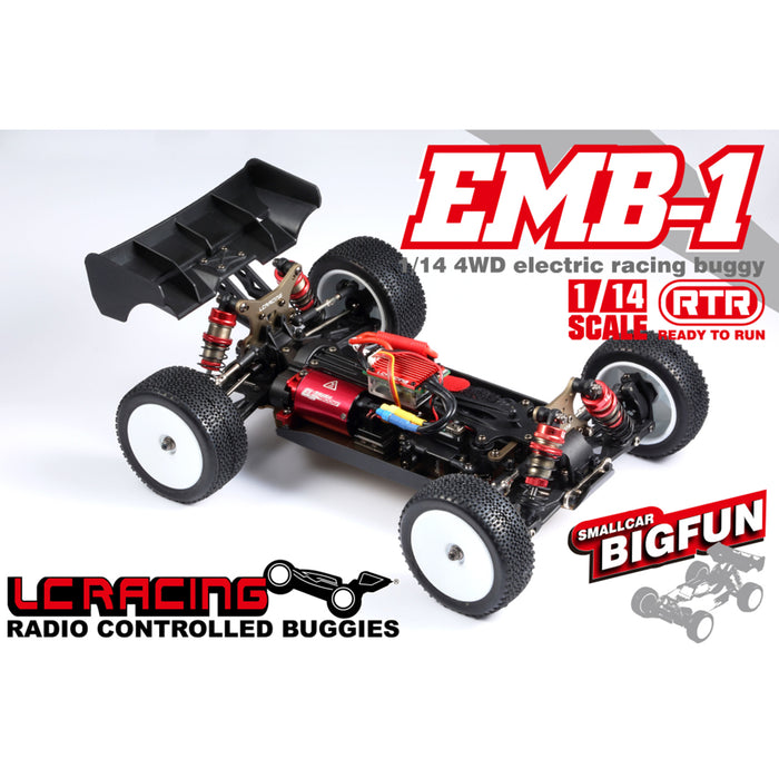 LC Racing EMB-1H 1:14 RC Car 50+KM/H 2.4G 4WD Brushless  Remote Control Racing Drifting Off Road Vehicle - RTR Version
