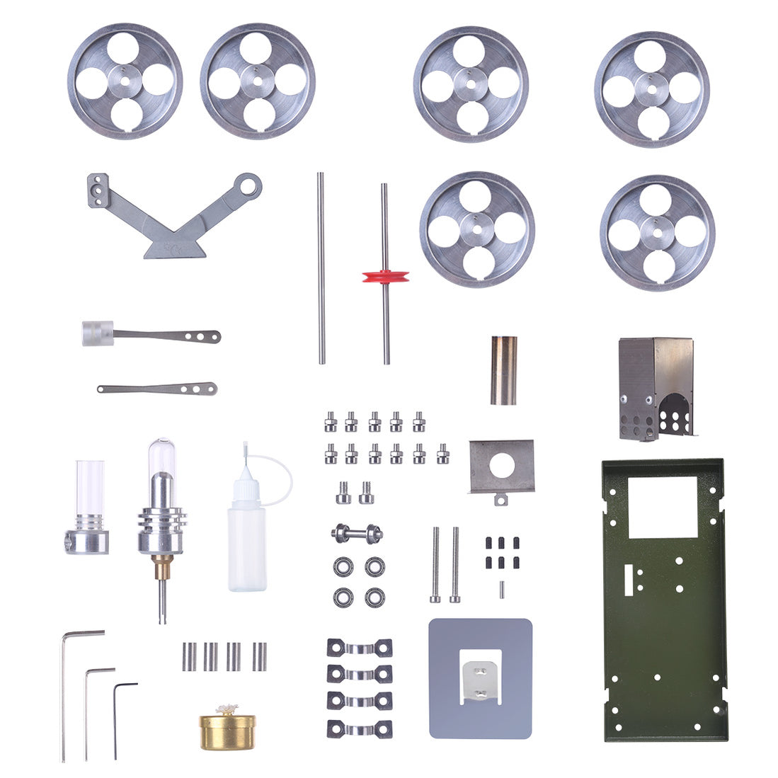 ENGINEDIY Stirling Engine Car Model Set Engine DIY Assembly Kit Physic