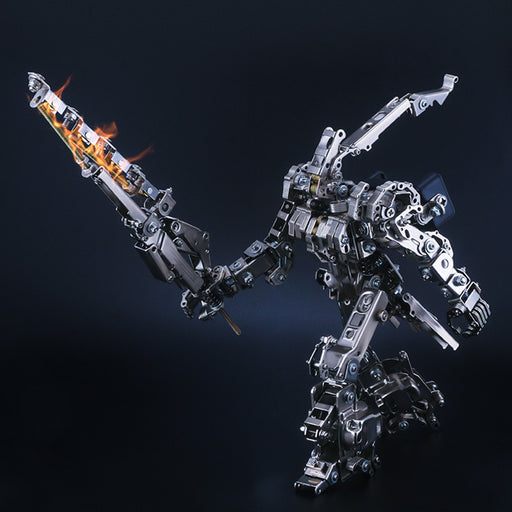 3D Metal Craft Puzzle Mechanical Robot Blade Master Model DIY Assembly for Home Decor Creative Gift
