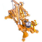 ENJOMOR Watt Steam Engine Reactor Model Steam Pump with Boiler Generator Scientific Educational Toys for Desktop Decor - EngineDIY