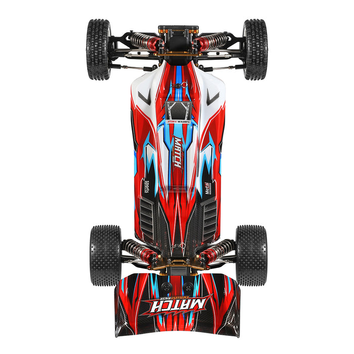 WLtoys 104001 1/10 45KM/H 2.4G Racing RC Car High Speed 4WD Electric Off-Road Drift Car - Red