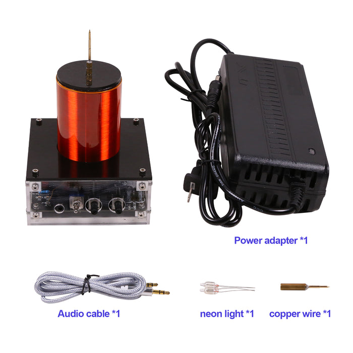Bluetooth Musical Tesla Coil - Mini Wireless Double E Class SSTC Plasma Speaker
