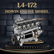 HOWIN L4 Engine 17.2cc SOHC Inline 4 Cylinder 4 Stroke Water-cooled Electric Nitro IC Engine Model - EngineDIY