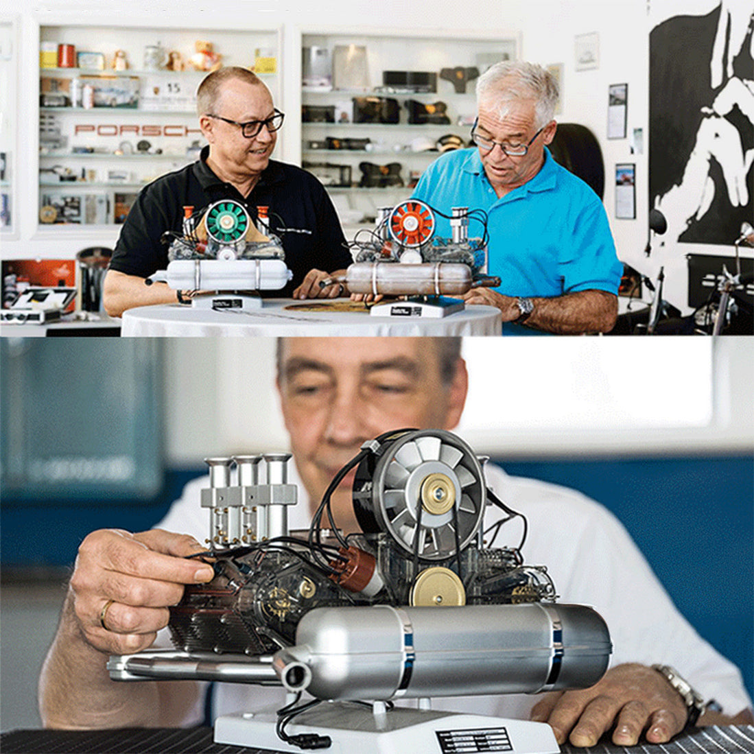 Modifyed Boxer Engine Porsche 911 Boxer Engine Model Kit That Works - Build Your Own Engine ...